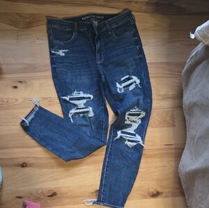 American Eagle Outfitters Dark Blue Denim